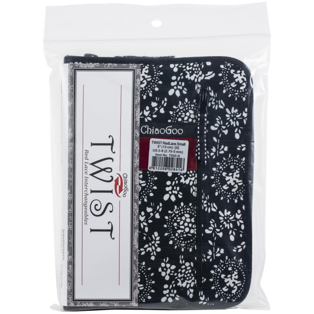 ChiaoGoo TWIST Red Lace Interchangeable 5" Tip Set - Small - US 2-8 (2.75-5mm)